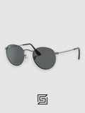 Ray Ban Sunglasses RB3447 ROUND METAL Unisex - gun