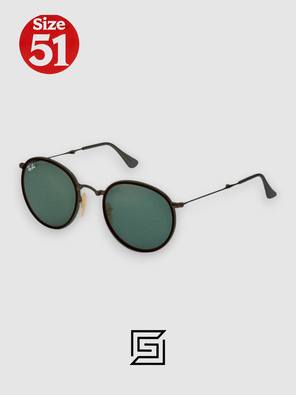 Ray Ban RB3517 Sunglasses Unisex - BLACK_GREEN