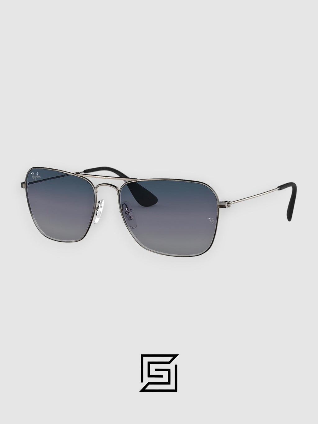 Ray Ban RB3136 CARAVAN Sunglasses Unisex - silver
