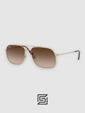 Ray Ban RB3595 ANDREA Sunglasses Unisex - GOLD_HONEY