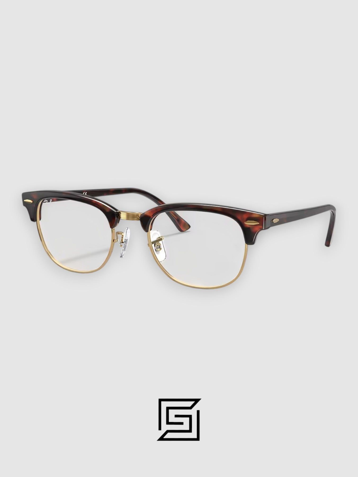Ray Ban RB5154 CLUBMASTER OPTICS للجنسين - لون النمر