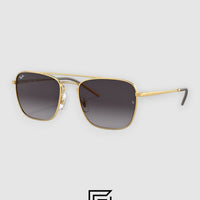Ray Ban RB3588 Sunglasses Unisex - GOLD_GREY