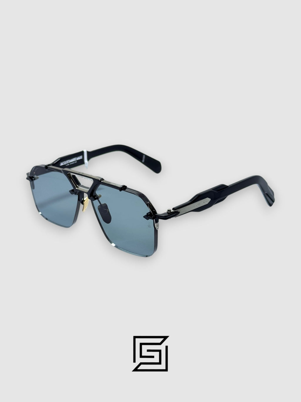 Jacques Marie Mage SILVERTON Sunglasses Men - BLACK_BLACK