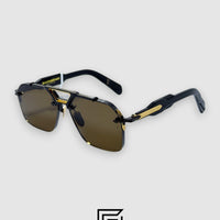 Jacques Marie Mage SILVERTON Sunglasses Men - brown