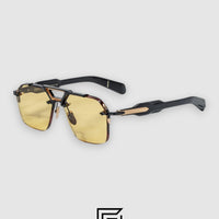Jacques Marie Mage SILVERTON Sunglasses Men - yellow
