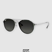 Ray Ban RB4292 Sunglasses Unisex - Silver_Black