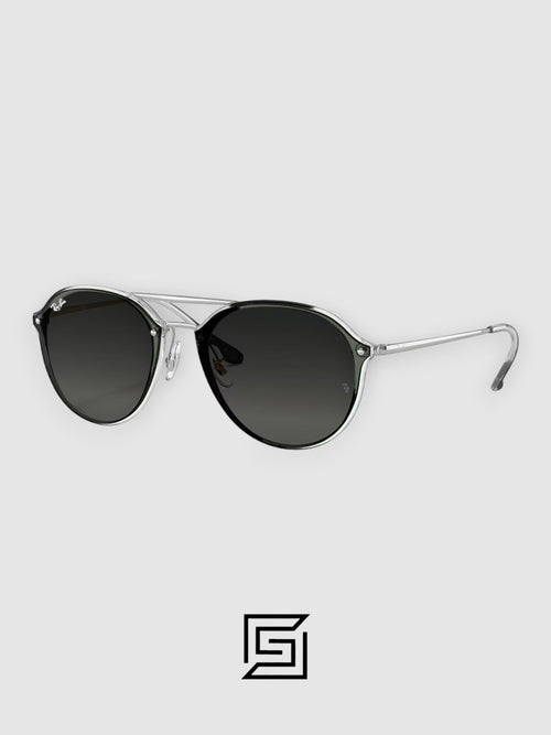 Ray Ban RB4292 Sunglasses Unisex - Silver_Black
