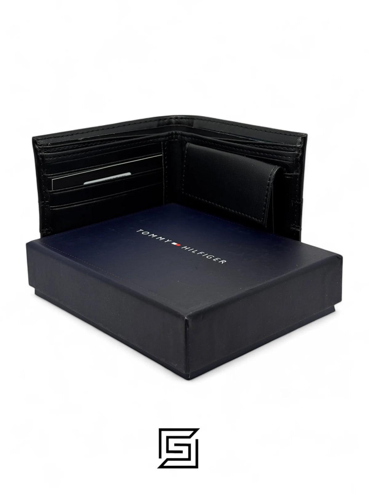 Tommy Hilfiger leather TOMMY SINGLE WALLET LINE HILFIGER LOGO/BLACK