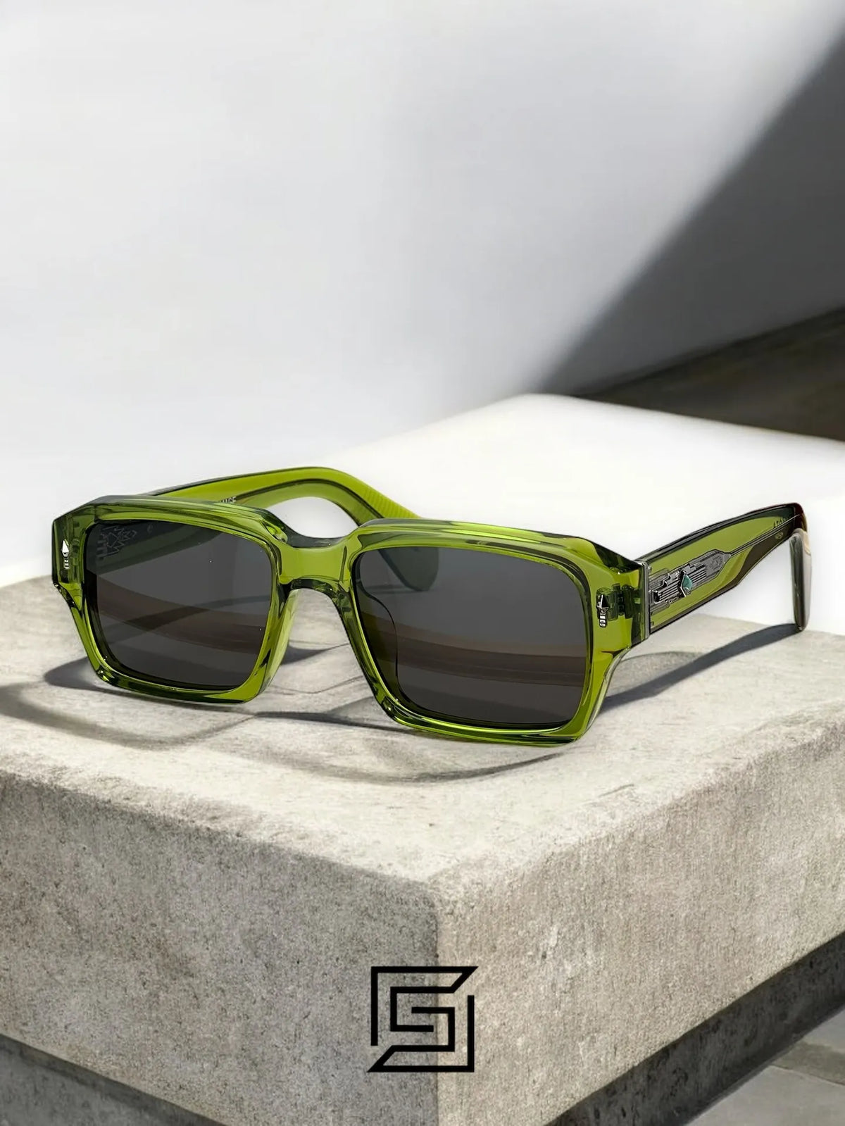 JACQUES MARIE MAGE DAKOTA sunglasses for men - green