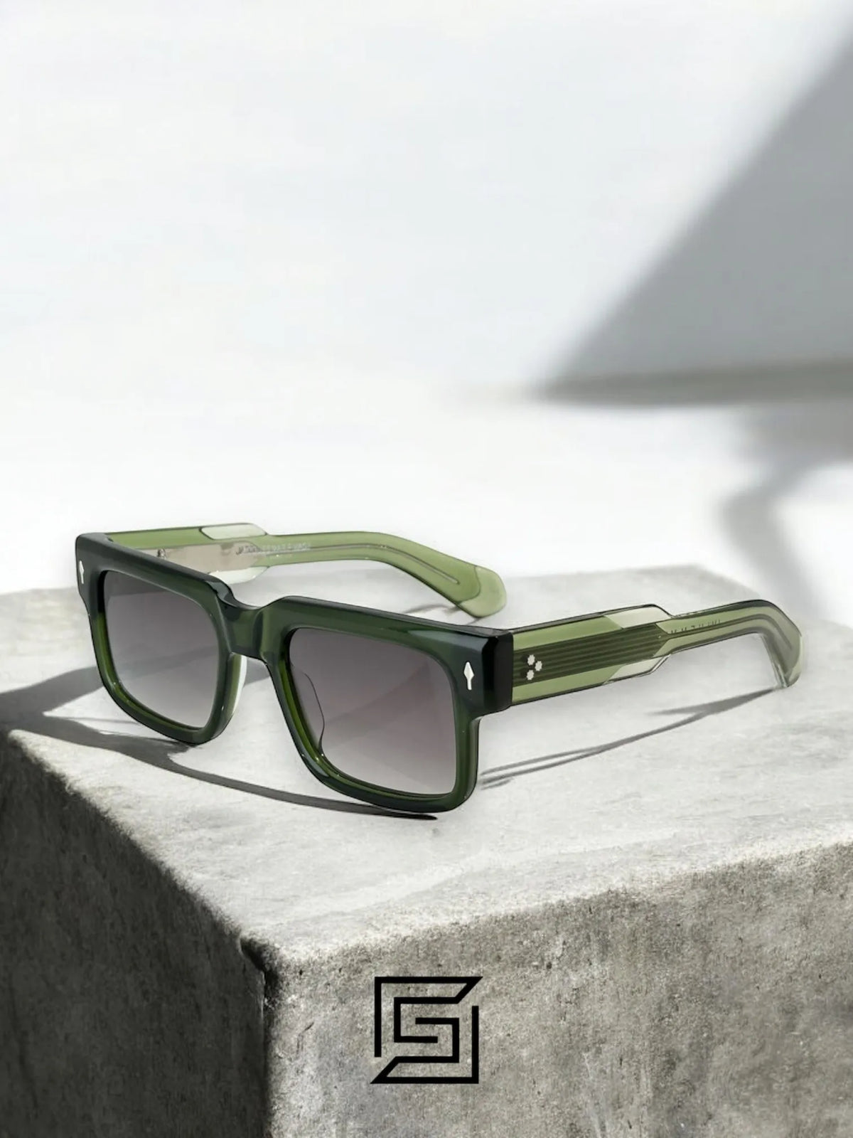 Jacques Marie Mage HEMMINGS sunglasses for men - green