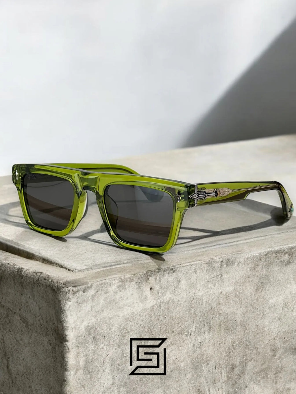 Jacques Marie Mage LARMIE sunglasses for men - green