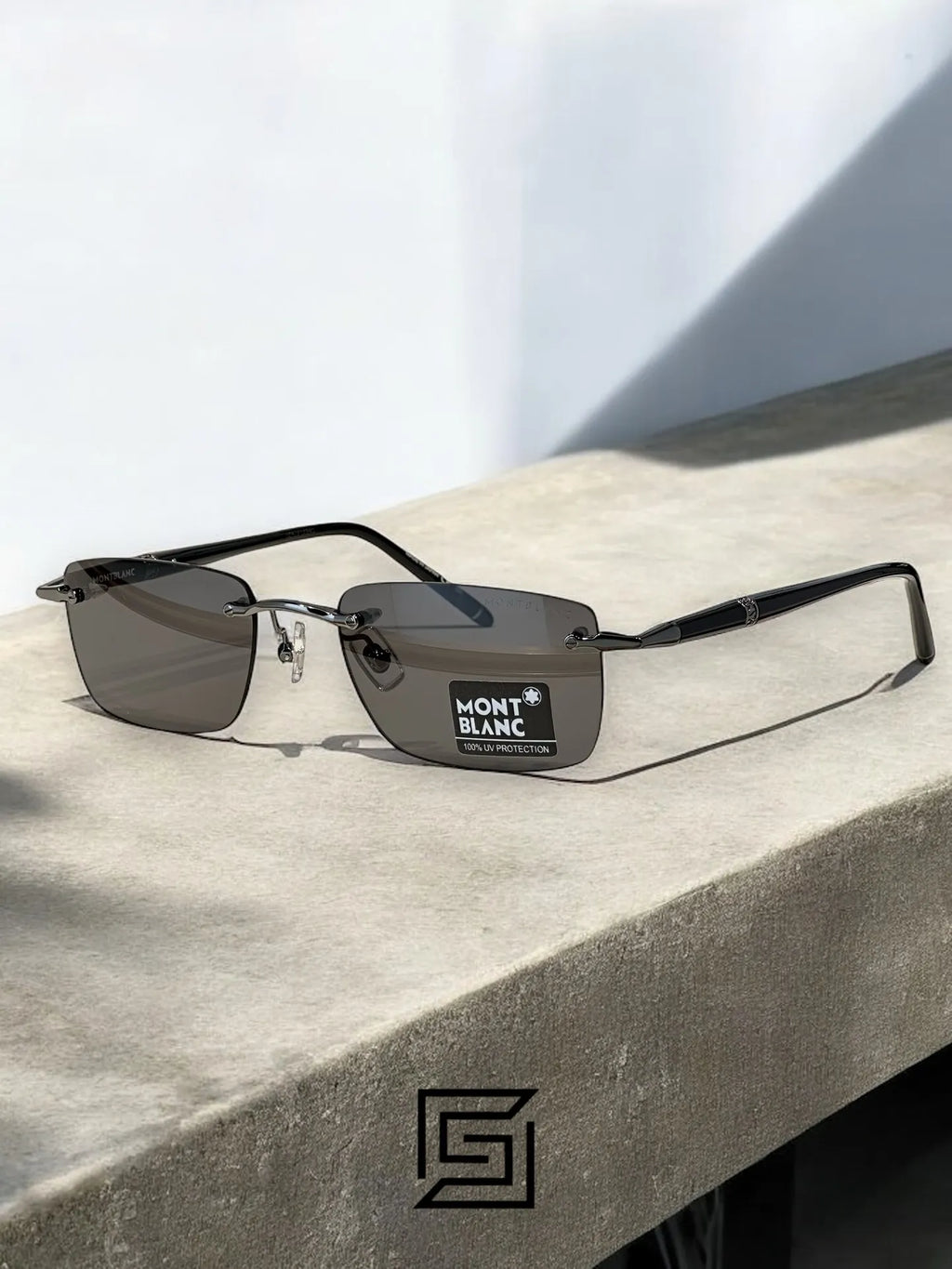 Mont Blanc MB0344 Sunglasses for Men - gun
