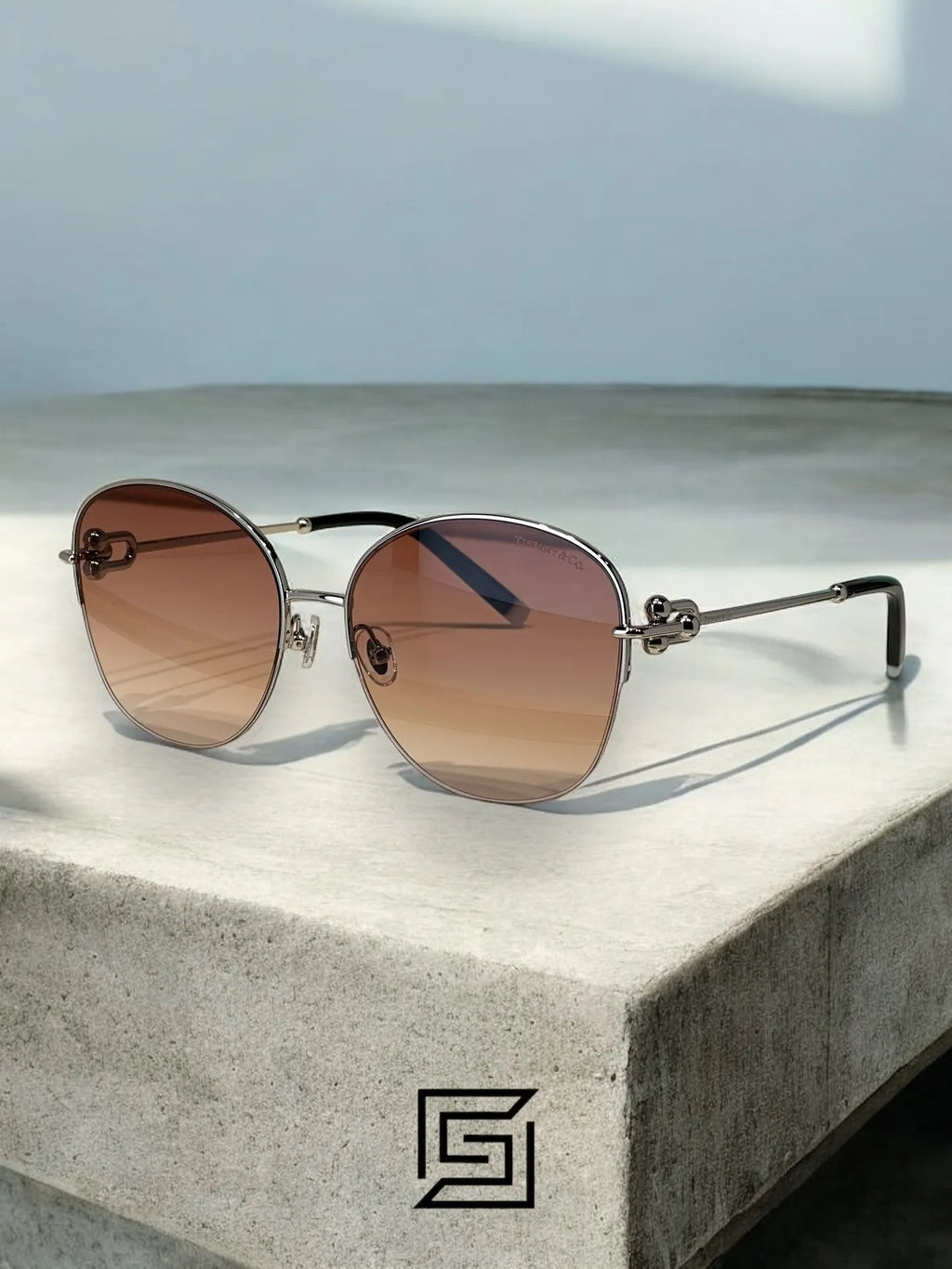 TIFFANY &amp; CO TF3082 Sunglasses For Women - honey