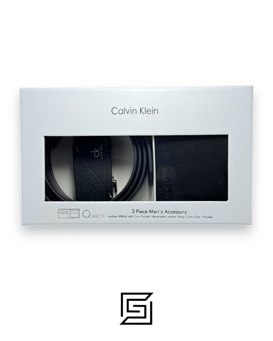 CK SET BELT AND WALLET CK LOGO MODEL 5