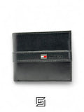 wallets New Box TOMMY SINGLE WALLET LINE HILFIGER LOGO/BLACK