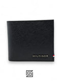 wallets TOMMY SINGLE WALLET W METAL HILFIGER RIGHT/BLACK