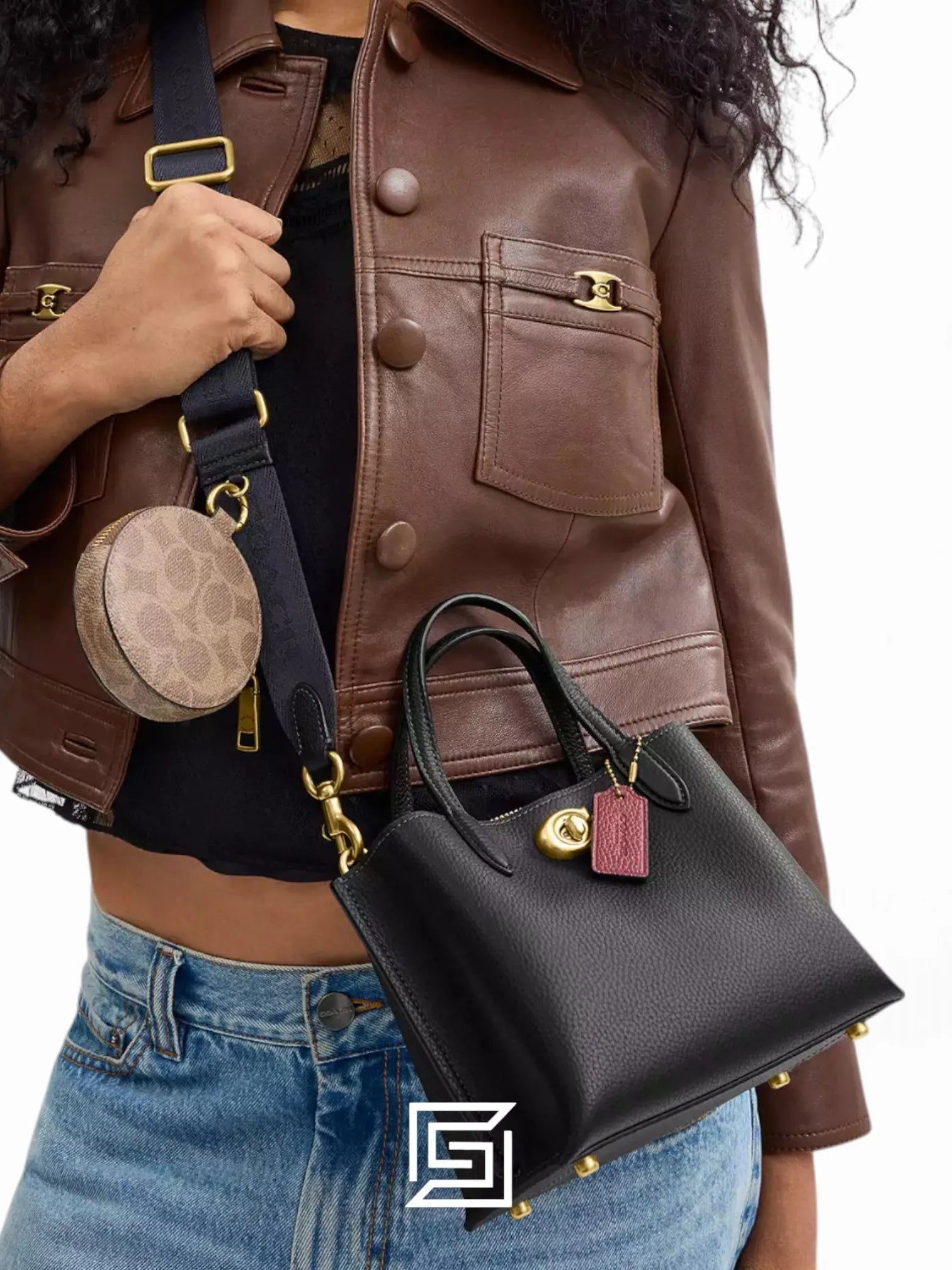 Coach leather WILLOW TOTE BAG 18 CW549