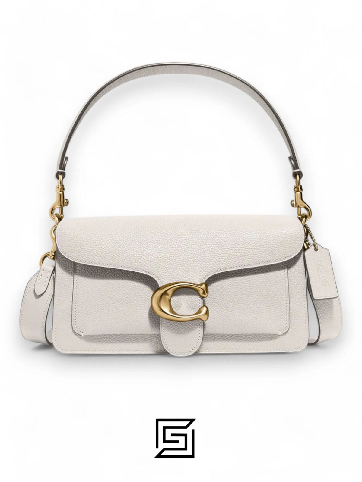 Coach leather Tabby Shoulder Bag 26 Style CH857 WHITE