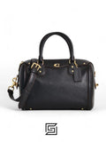 leather Coach F37862 Ivie Bennet Satchel Black
