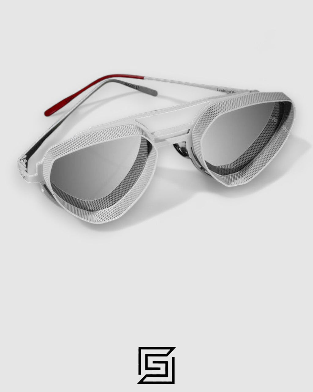 Vysen Enzo - EZ8 White Frame Silver Mirror Leanses