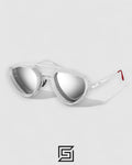Vysen Enzo - EZ8 White Frame Silver Mirror Leanses