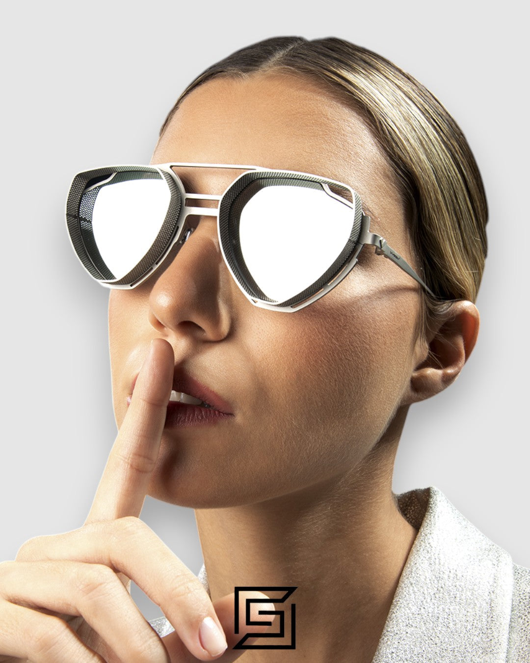 Vysen Enzo - EZ3 Silver Matte Frame Silver Mirror Leanses