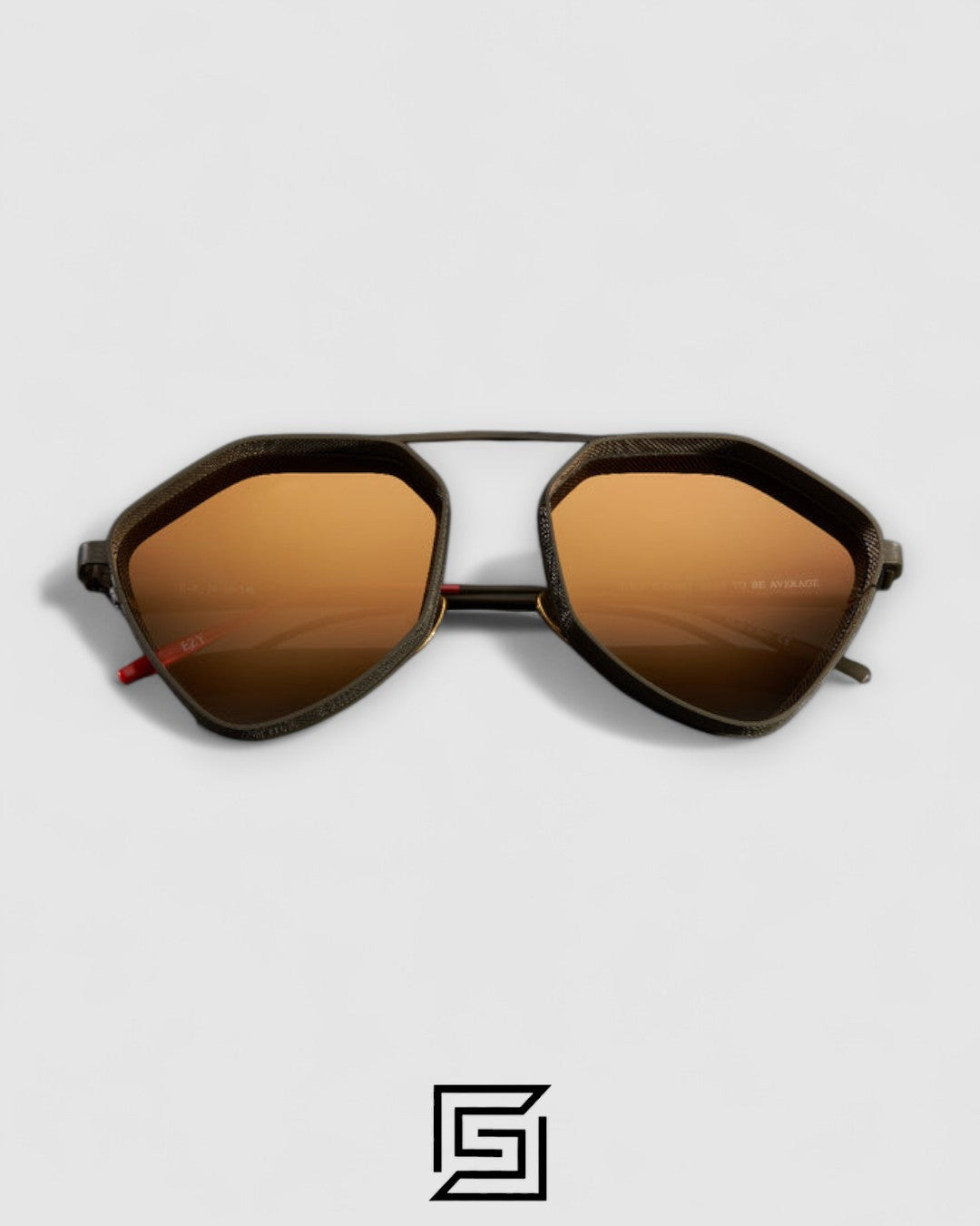 Vysen The Ezy - E2 Dark Military Green Matte Frame Gold Gradient Lenses