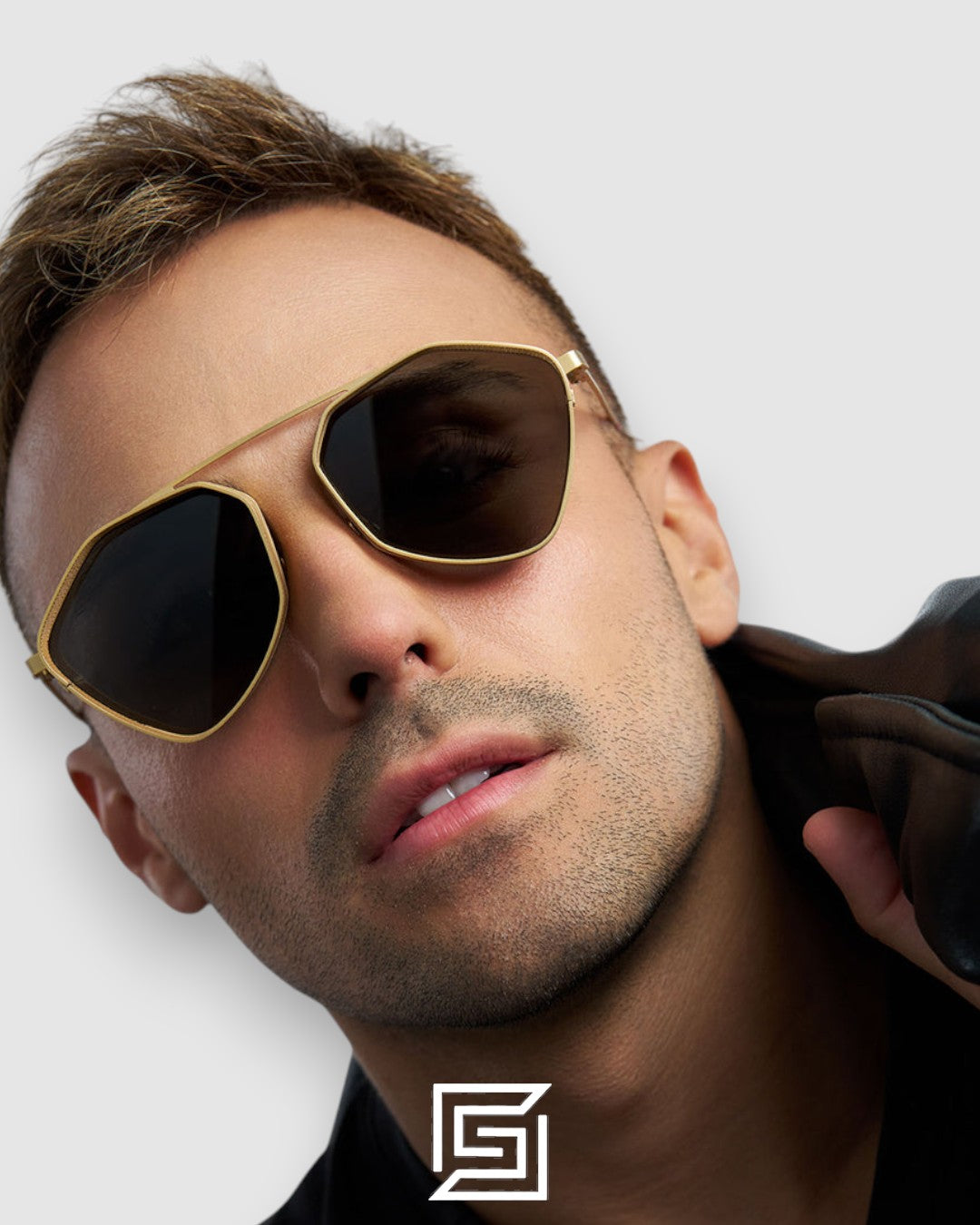 Vysen The Ezy - E4 Gold Matte Frame Black Leanses