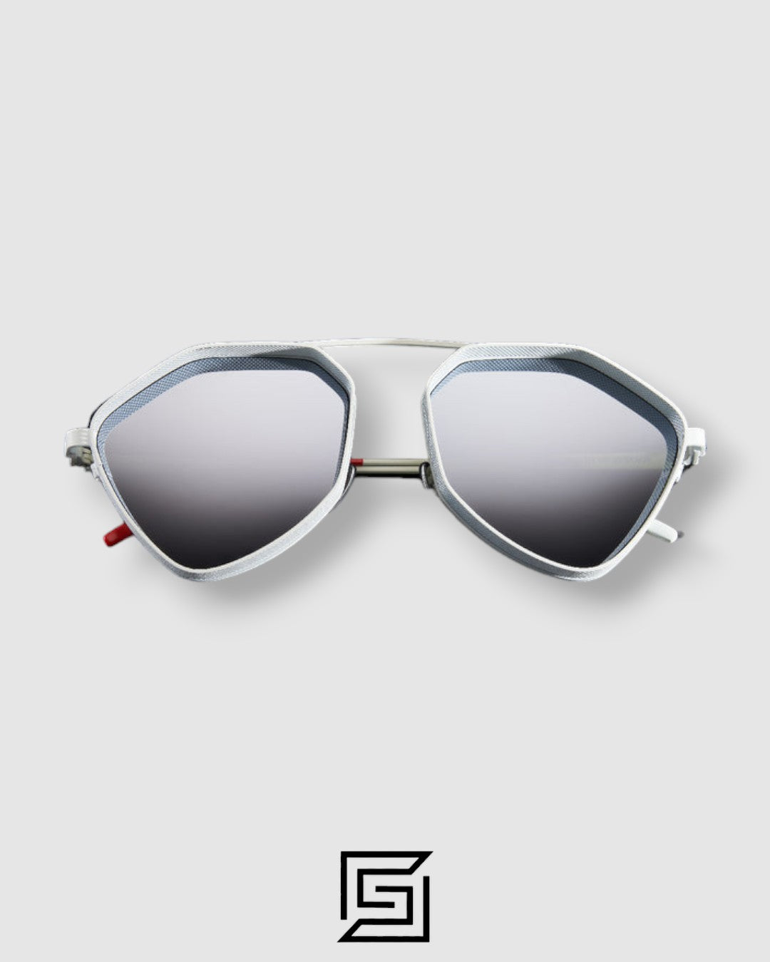 Vysen The Ezy - E7 White Matte Frame Silver Mirror Leanses Limited Edition