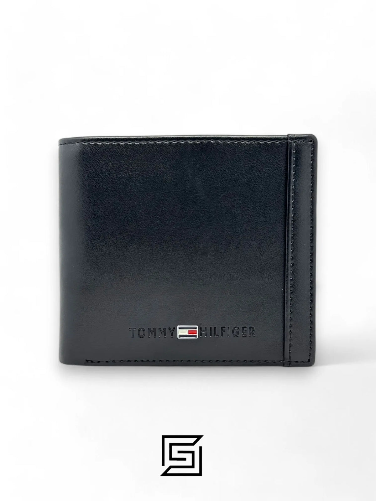 wallets TOMMY SINGLE WALLET W TOMMY HILLFIGER METAL MIDDLE LOGO WITH RIGHT LINE/BLACK