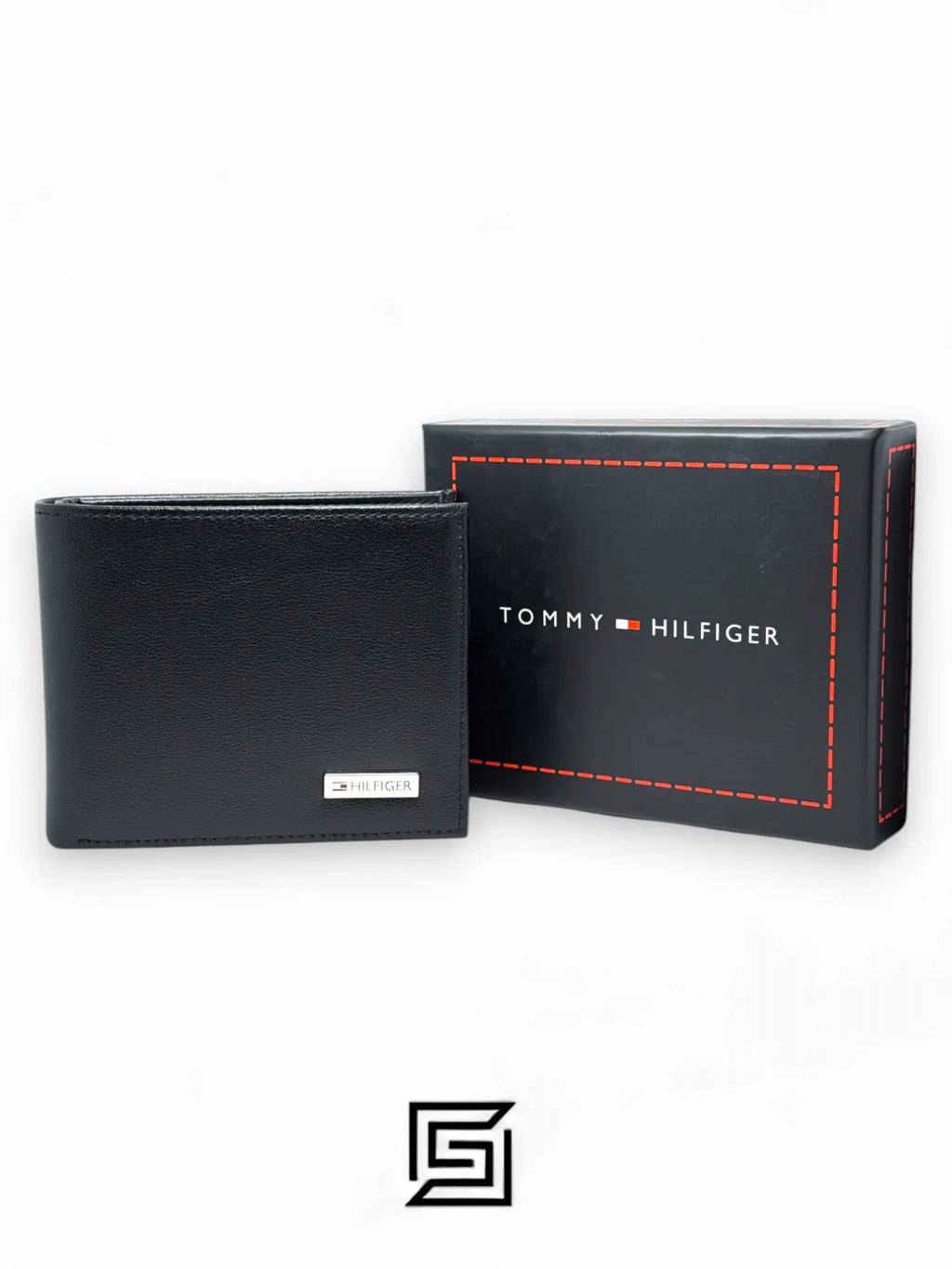 wallets TOMMY SINGLE WALLET W HILLFIGER METAL RIGHT LOGO WITH CREDIT CARD/BLACK