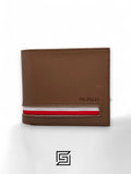 wallets TOMMY SINGLE WALLET W WITH TOMMY LINE LOGO/BROWN