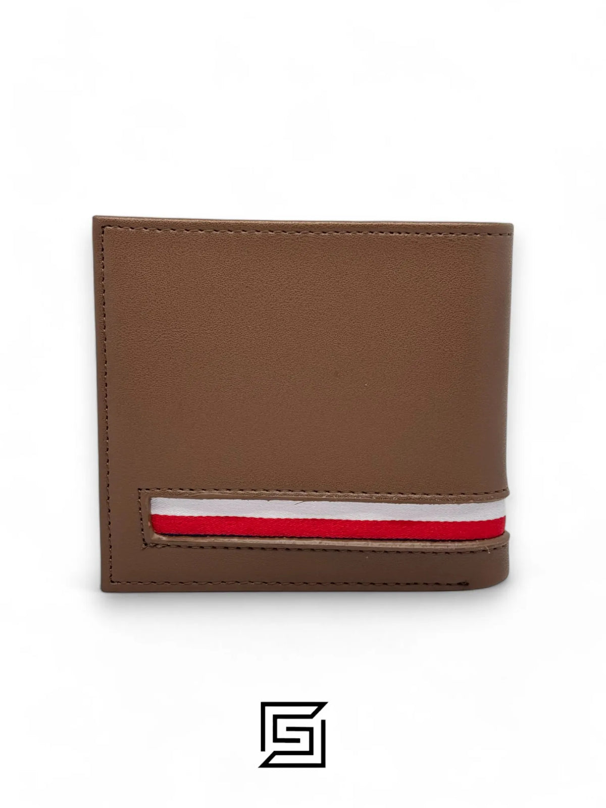 wallets TOMMY SINGLE WALLET W WITH TOMMY LINE LOGO/BROWN