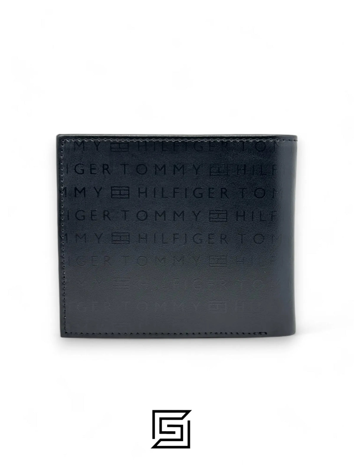 wallets TOMMY SINGLE WALLET W TH LOGO PRINT SOFT PATTERN METAL LOGO MIDDILE/BLACK