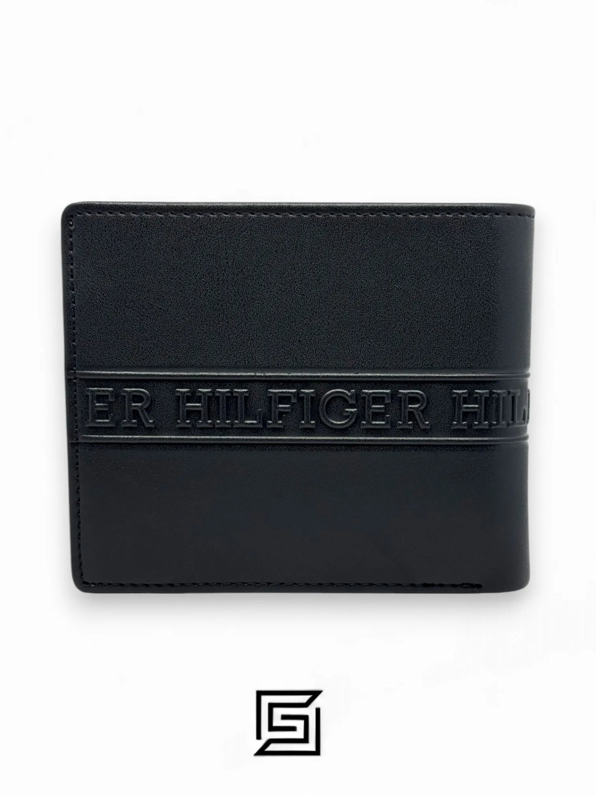 wallets TOMMY SINGLE WALLET W HILLFIGER HARD LOGO IN MIDDLE /BLACK