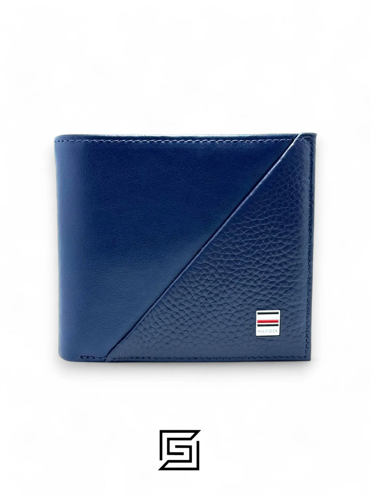 Tommy wallets PASSCASE 3 PCS HALF SOFT PATTERN ONE LINE/BLUE