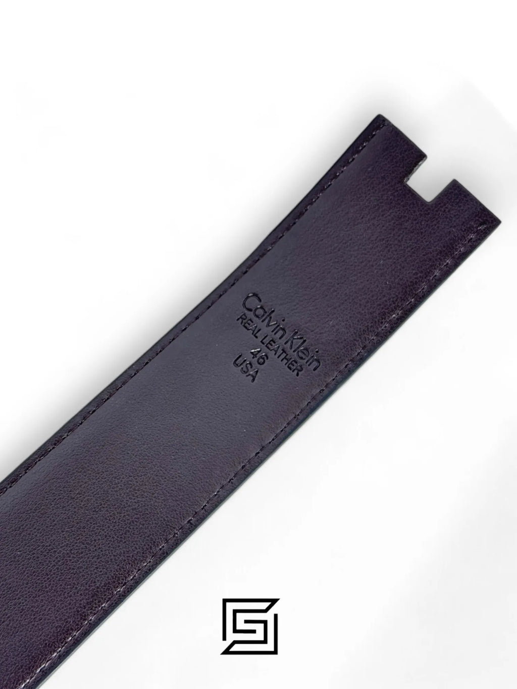 Calvin Klein leather CK SET BELT AND WALLET CK LOGO BIG BOX MODEL 2