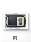 Calvin Klein leather CK SET BELT AND WALLET CK LOGO BIG BOX MODEL 2