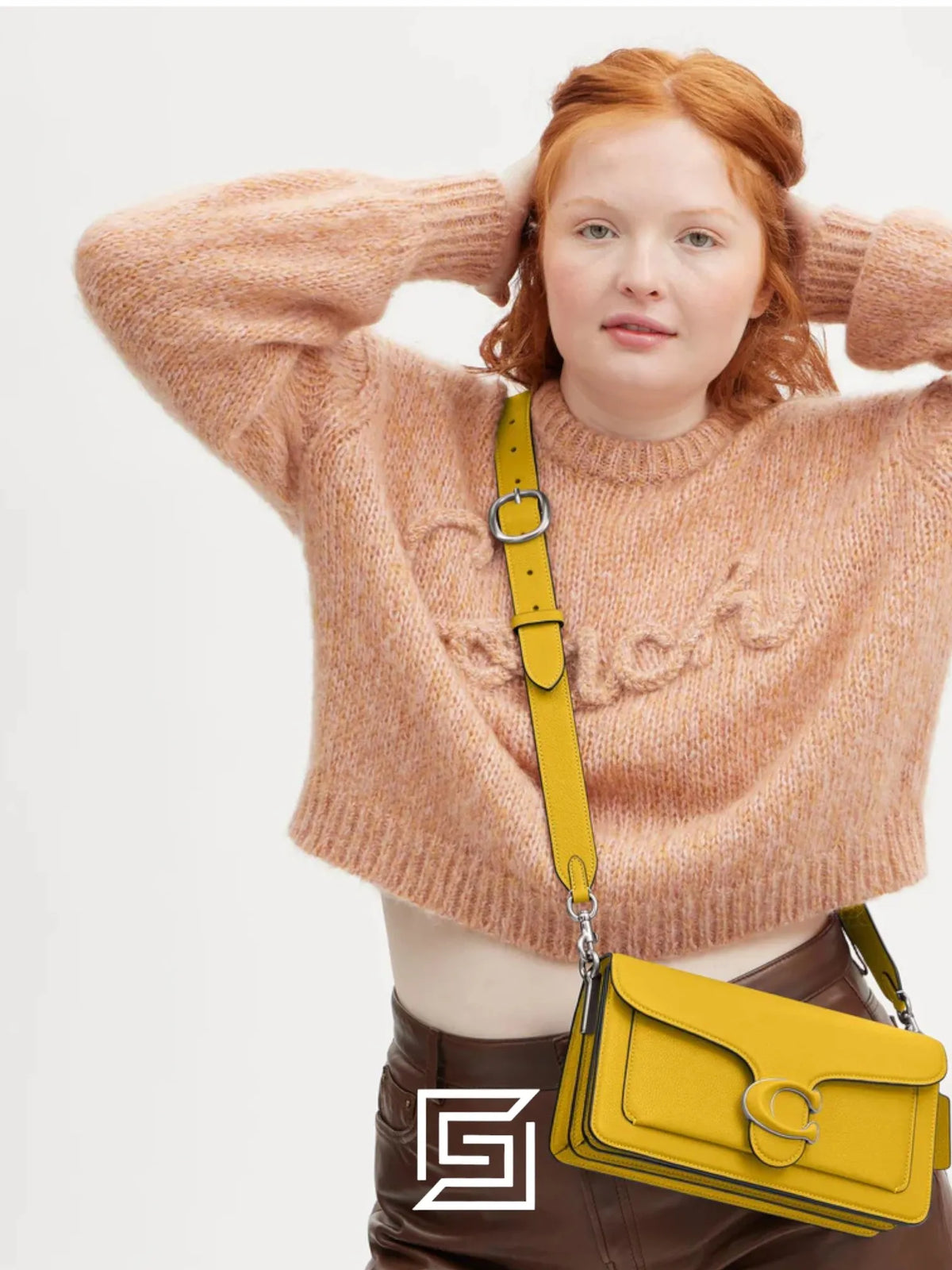COACH Tabby Shoulder Bag 26 Yellow CH857