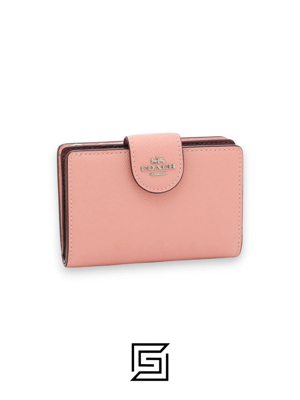 Medium Corner Zip Wallet Style Number 6390 Pink