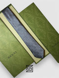 Gucci - Grey Color Big G Pattern With Silver Dots