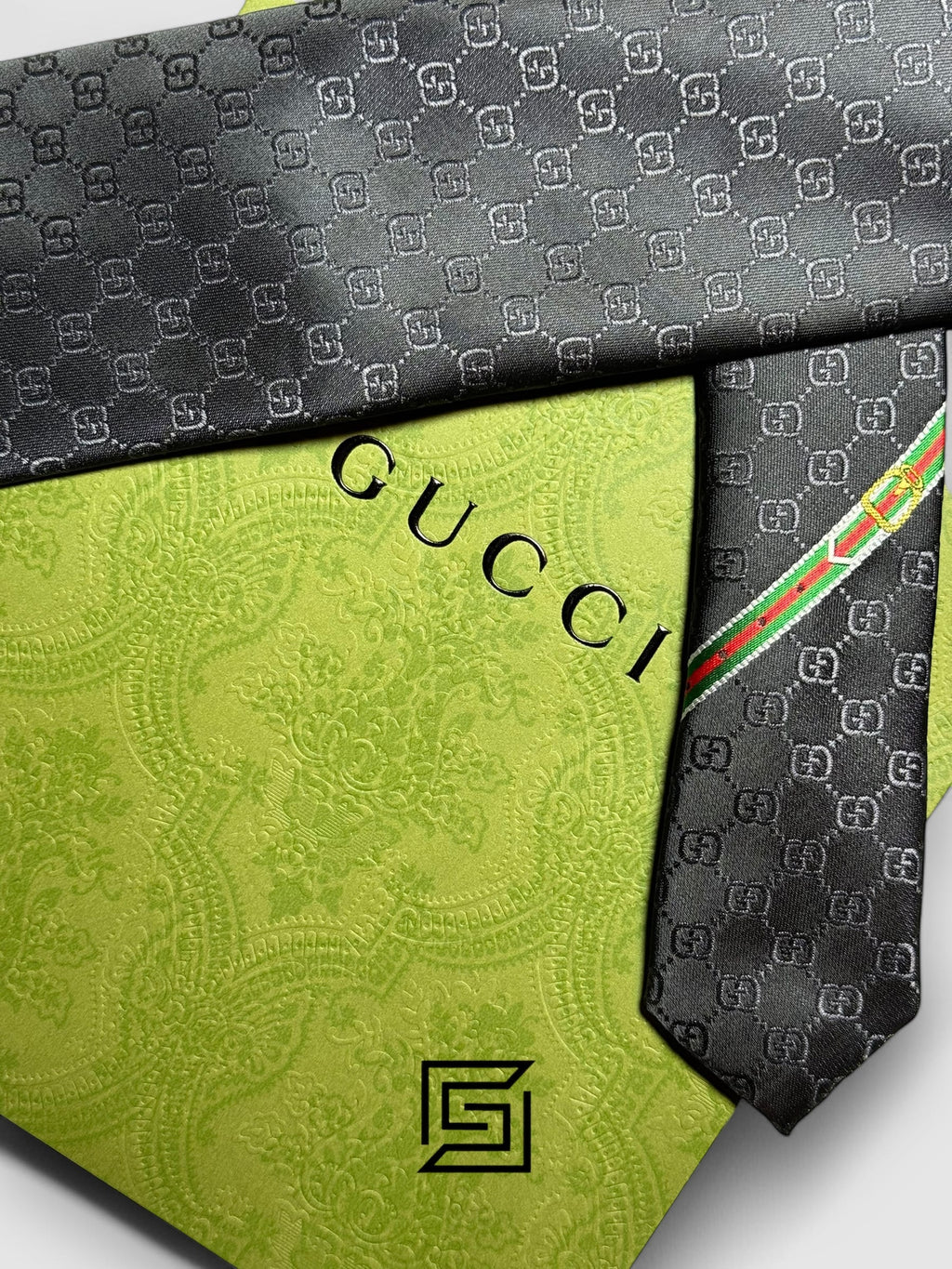 Gucci - Black Small GG Pattern Italian Style