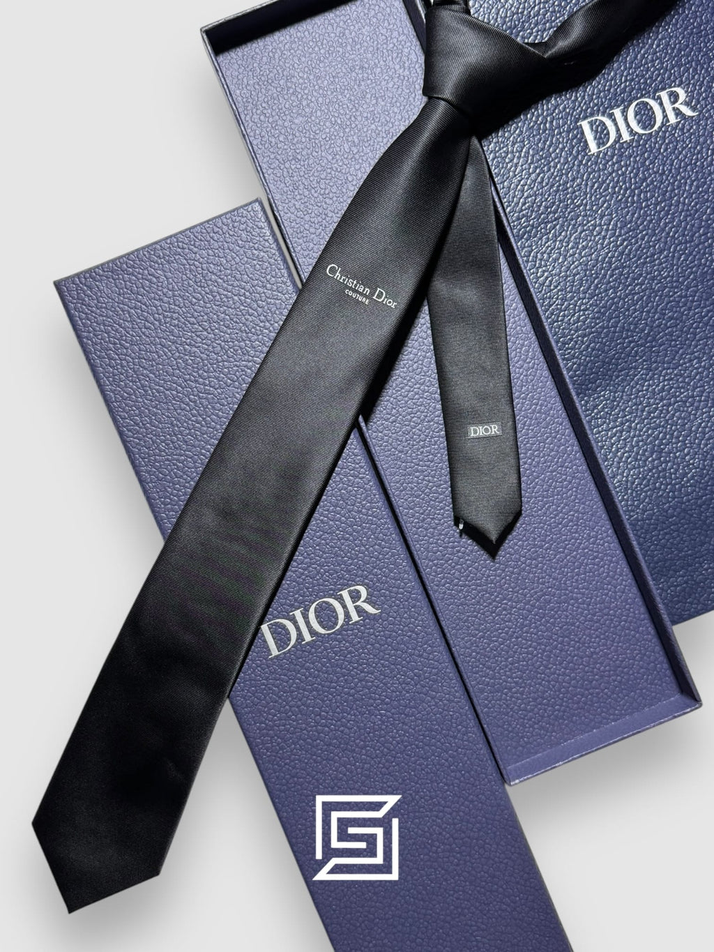 Dior - Black Color With CD Couture Logo Italian Style