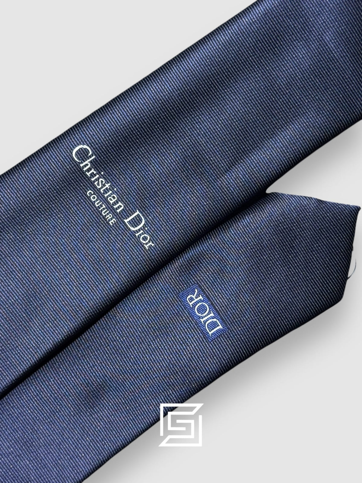 Dior - Navy Blue Color With CD Couture Logo Italian Style