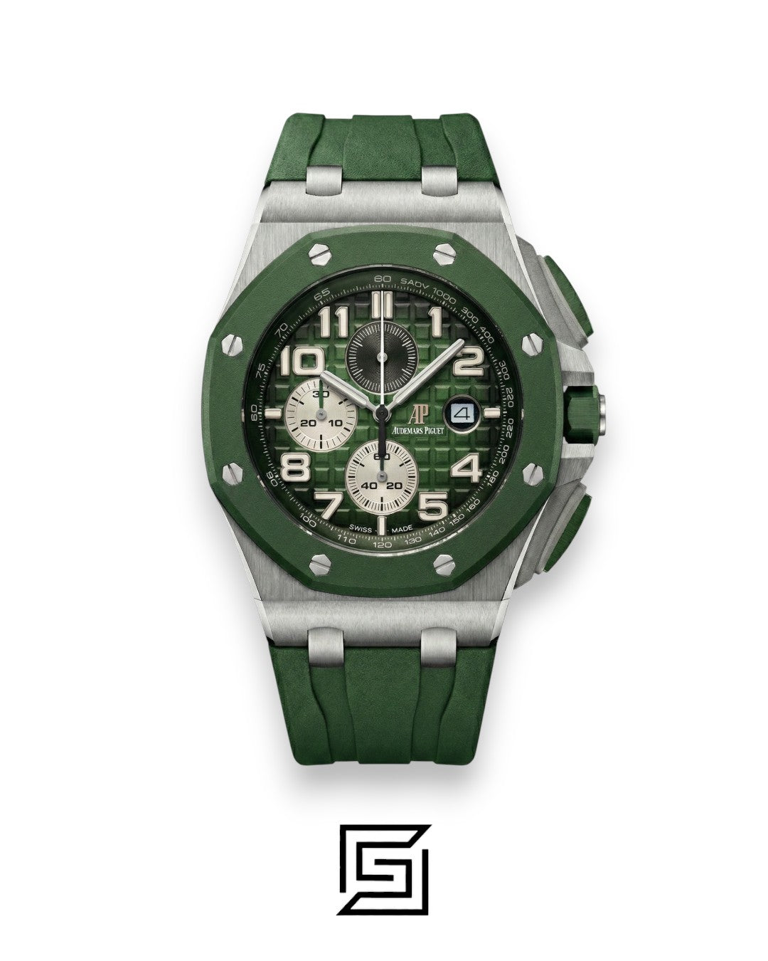 AP Royal Oak Offshore Chronograph مينا أخضر 42 مم