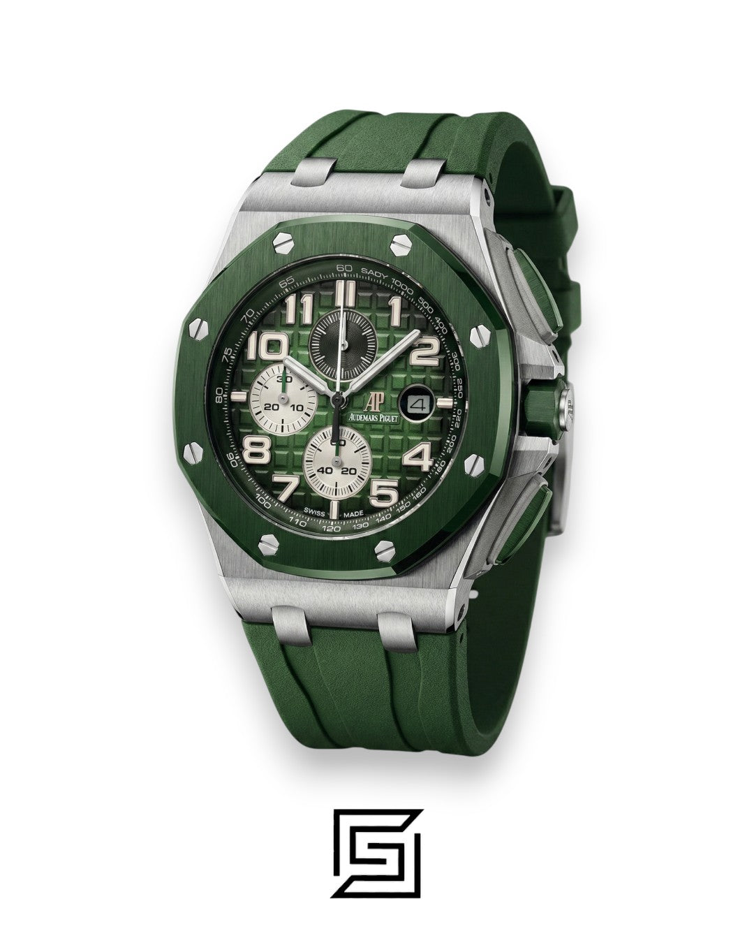 AP Royal Oak Offshore Chronograph مينا أخضر 42 مم