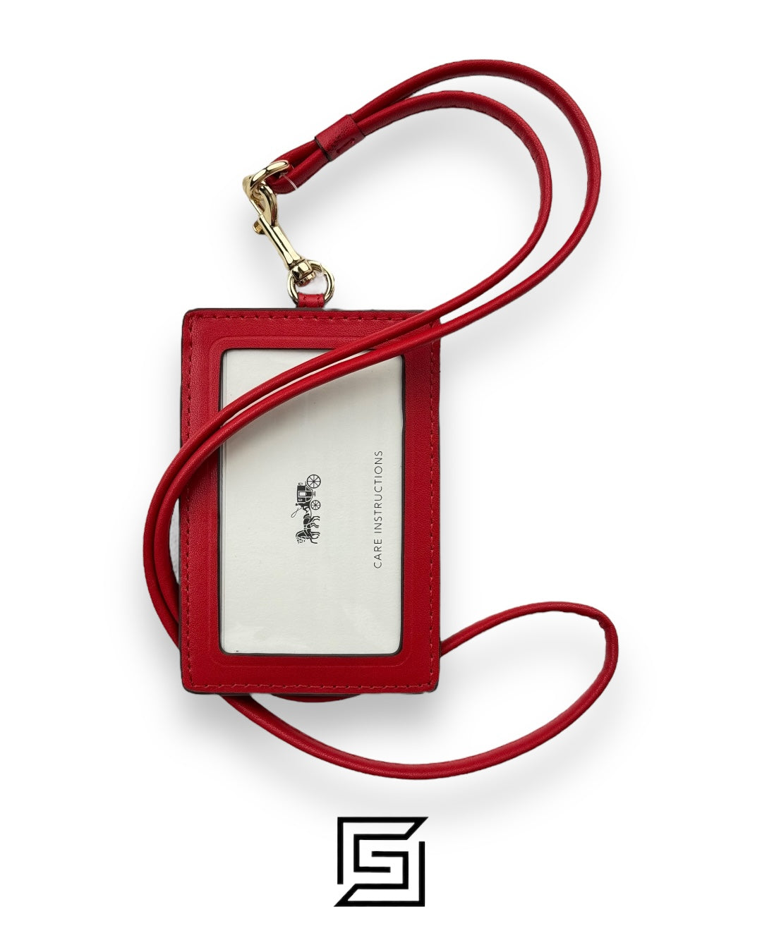 Id Lanyard In Signaure Canvas RED