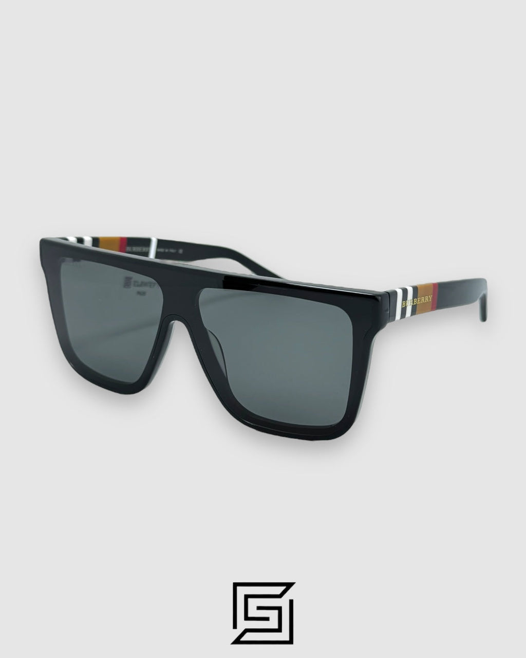 Burberry BE4280 Sunglasses Unisex - BLACK_BLACK