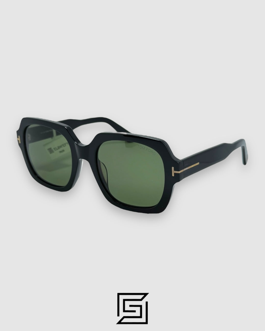 نظارة شمسية TOMFORD AUTUMN TF660 للنساء - أسود_أخضر