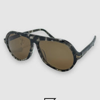 نظارة شمسية TOMFORD TF829 للرجال - رمادي تايغر